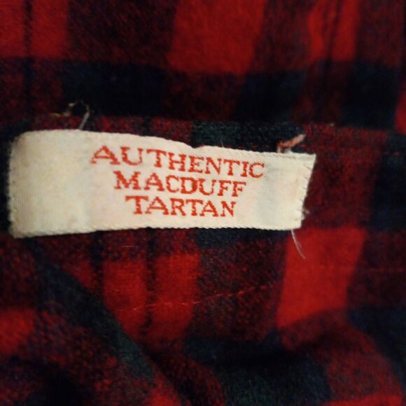 Vtg Pendleton MacDuff Tartan Field Shirt-Size 15.5/M-Wool-Flap Pockets-USA Made - Picture 10 of 10